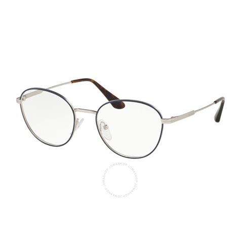 Prada Round Men's Eyeglasses PR 52VV 2601O1 50 